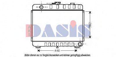AKS DASIS 130240n -  Радиатор, охлаждение двигателя